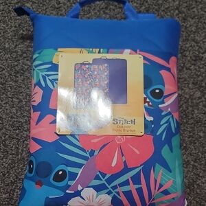 Disney Stitch Outdoor Picnic Blanket - Blue and Pink
